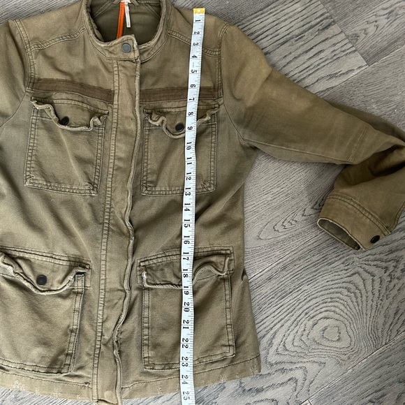 Free People Not your brothers surplus shirt statement jacket - Picture 10 of 13